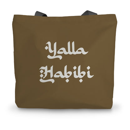 Yalla Habibi Premium Eco Canvas Tote Bag