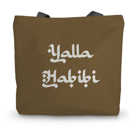 Yalla Habibi Premium Eco Canvas Tote Bag