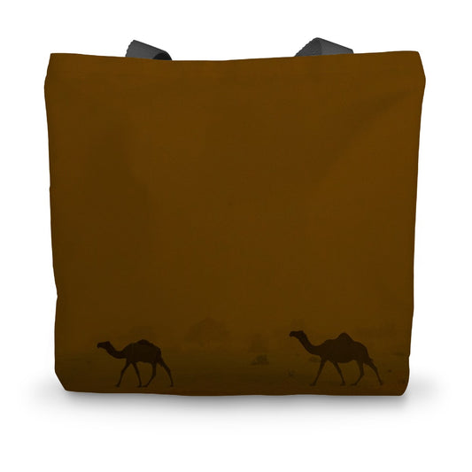 Roaming Camels II Riyadh Canvas Tote Bag