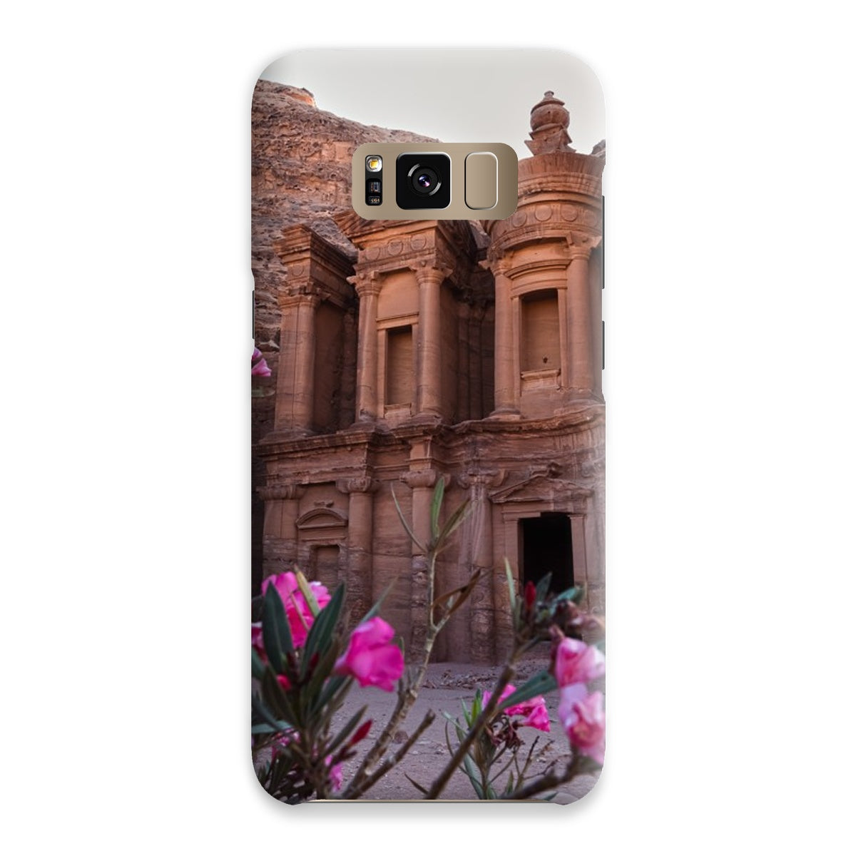 Ad Deir in Bloom Petra Snap Phone Case