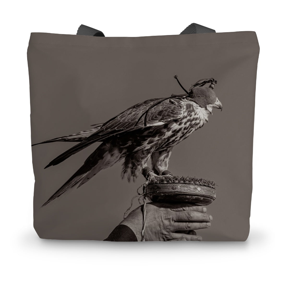 Falconry Canvas Tote Bag