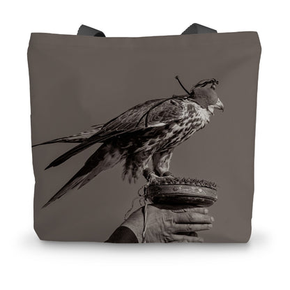 Falconry Canvas Tote Bag